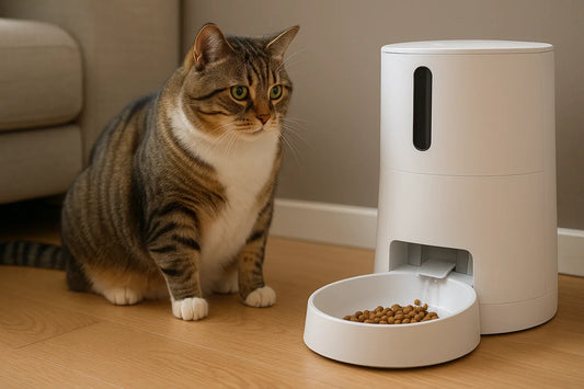 Automatische voerbakken: ideaal voor katten met overgewicht?