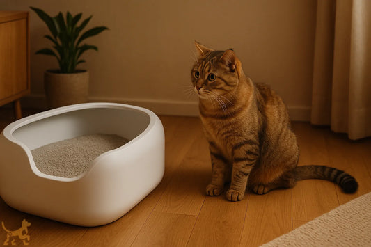 Kat gaat niet meer op de kattenbak