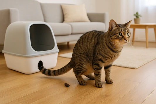 Poept je kat buiten de kattenbak