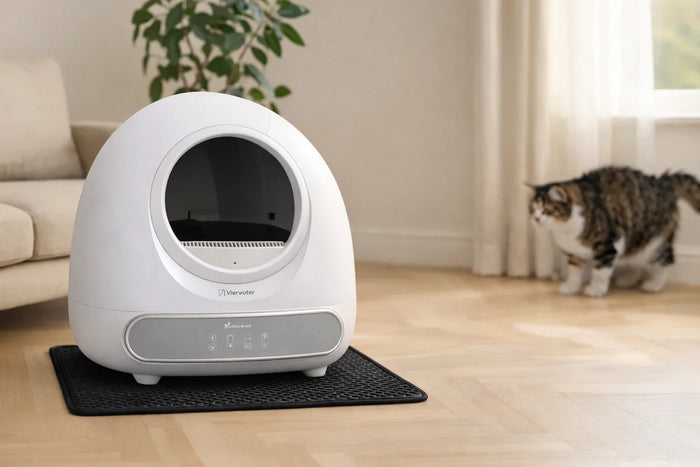 Waarom is je kat bang voor een automatische kattenbak?