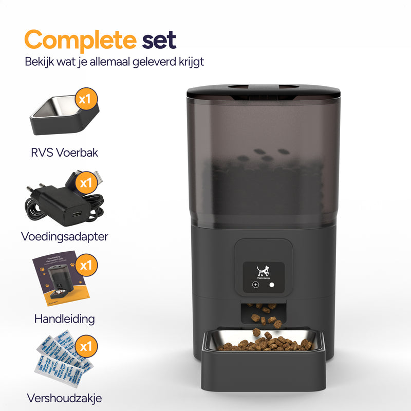 Feed - Voerautomaat - Zwart