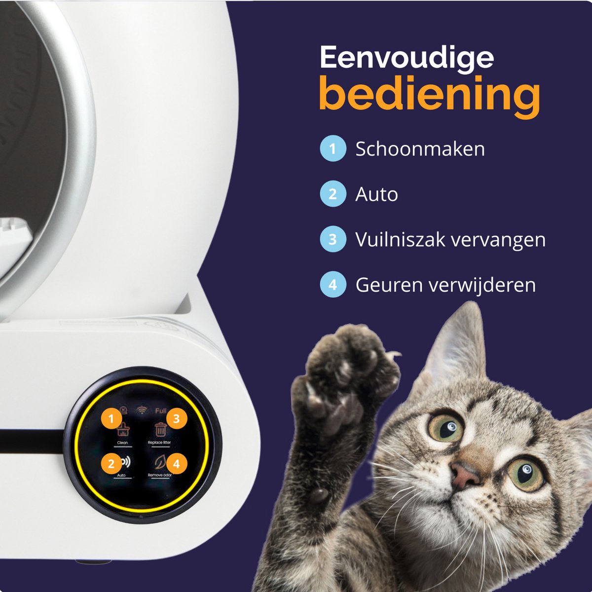 Viervoeter Fresh automatische kattenbak