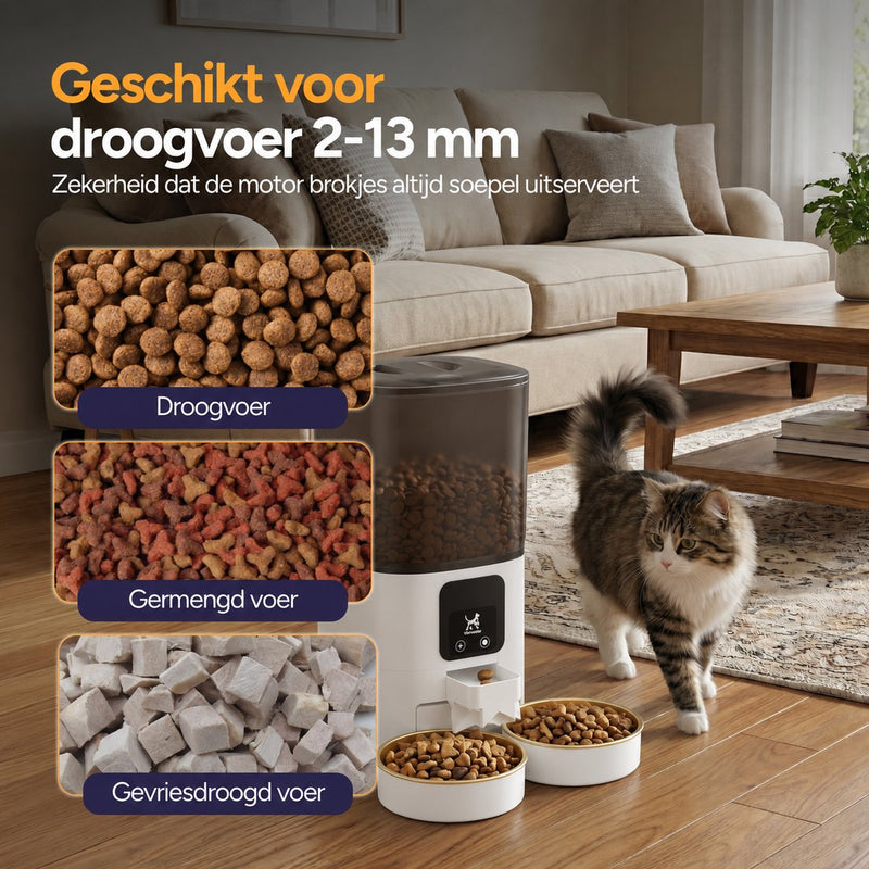Feed Dual voerautomaat - Wit