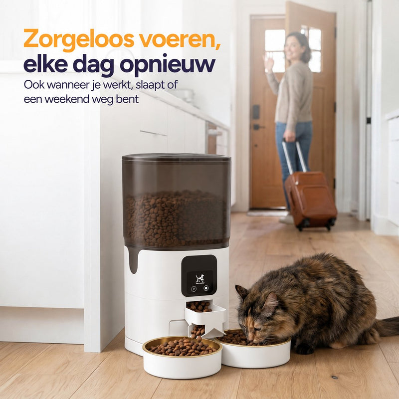 Feed Dual voerautomaat - Wit