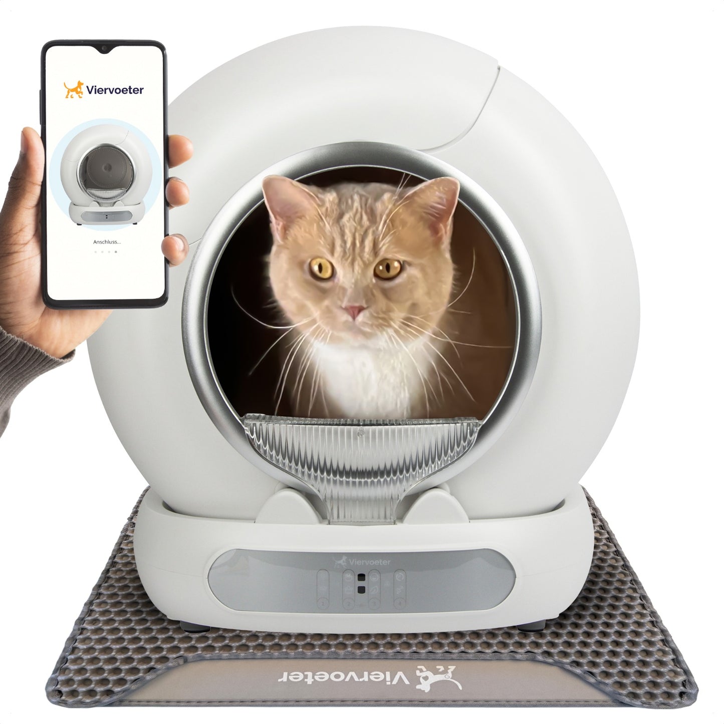 Viervoeter Fresh 3 Zelfreinigende kattenbak