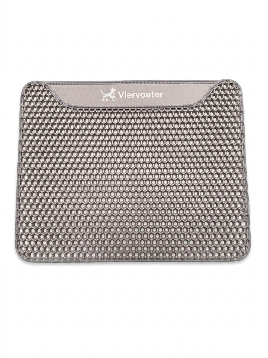 Kattenbakmat Zilver