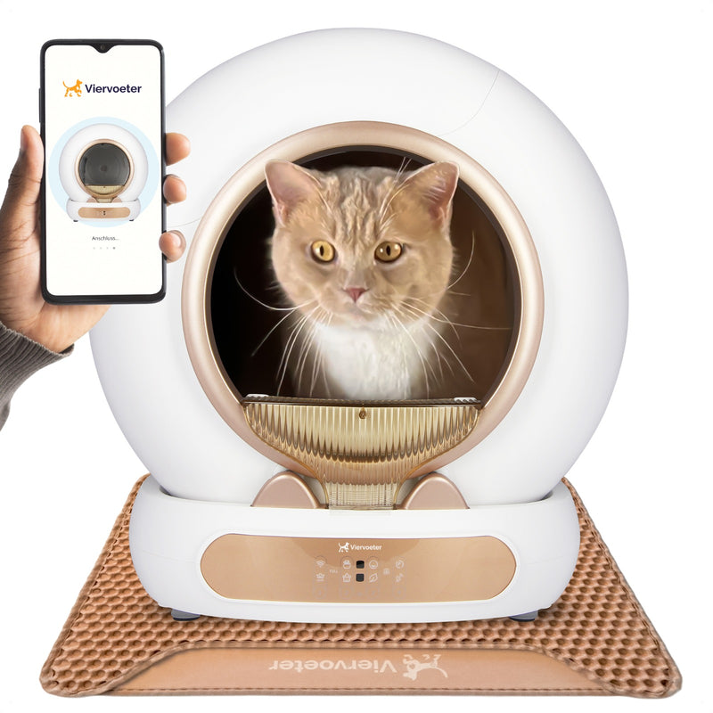 Viervoeter Fresh 3 -Zelfreinigende kattenbak Silver - PRE-ORDER 4 juli