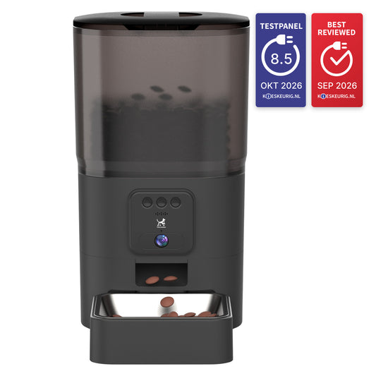 Feed Pro – Voerautomaat met camera – Zwart – Kieskeurig Testpanel 8.5 en Best Reviewed