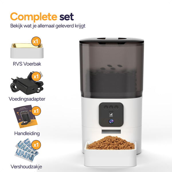 Feed Pro - Voerautomaat met camera - Wit