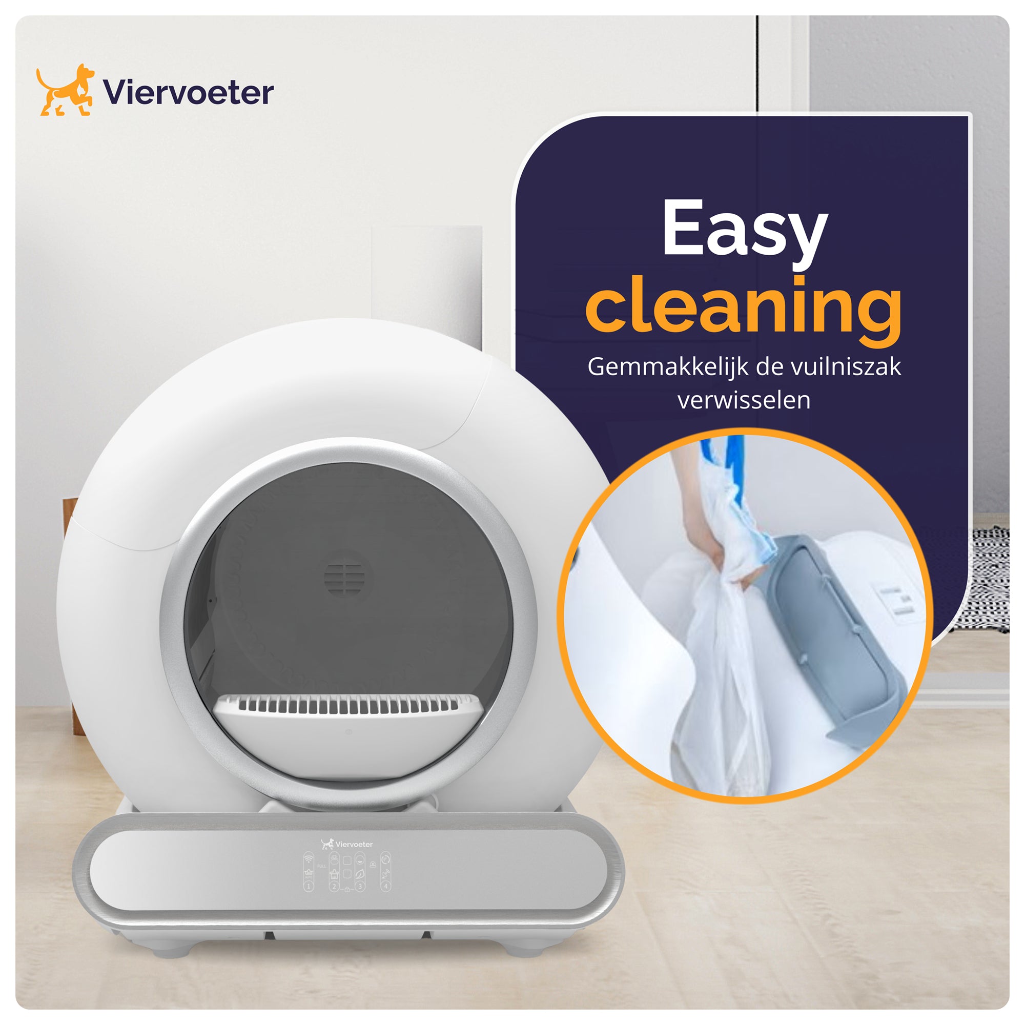 Selbstreinigende Katzentoilette – Modell 2024