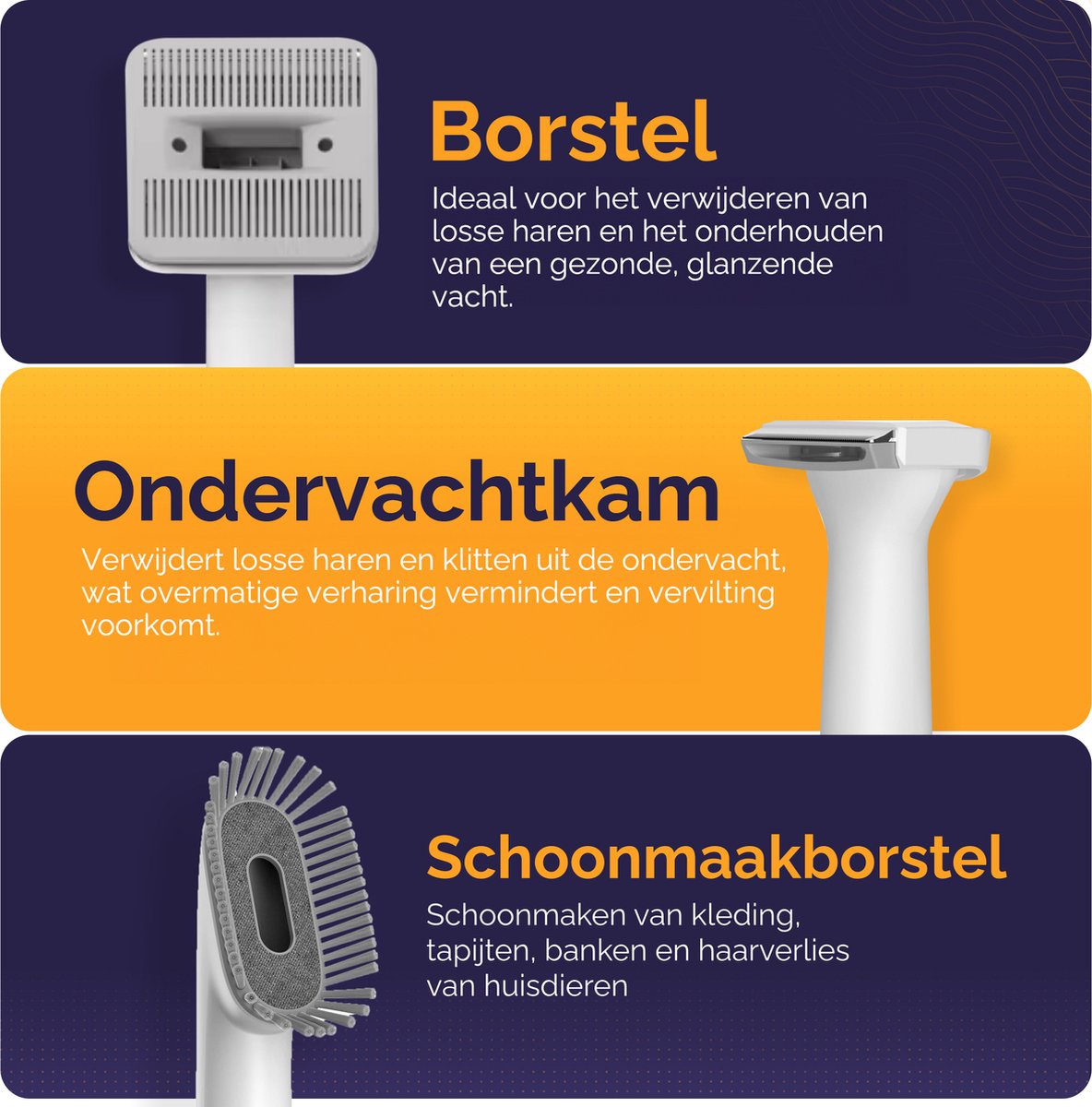 15-Delige Hondentondeuse met stofzuiger