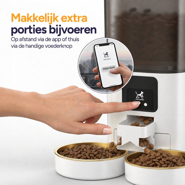 Feed Dual voerautomaat - Wit