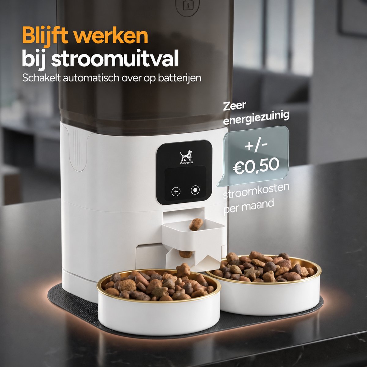 Feed Dual voerautomaat - Wit