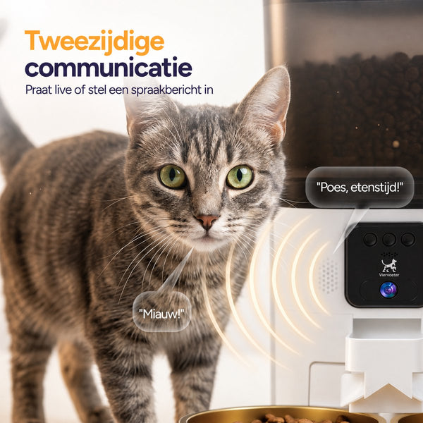 Feed Pro Dual voerautomaat met camera - Wit