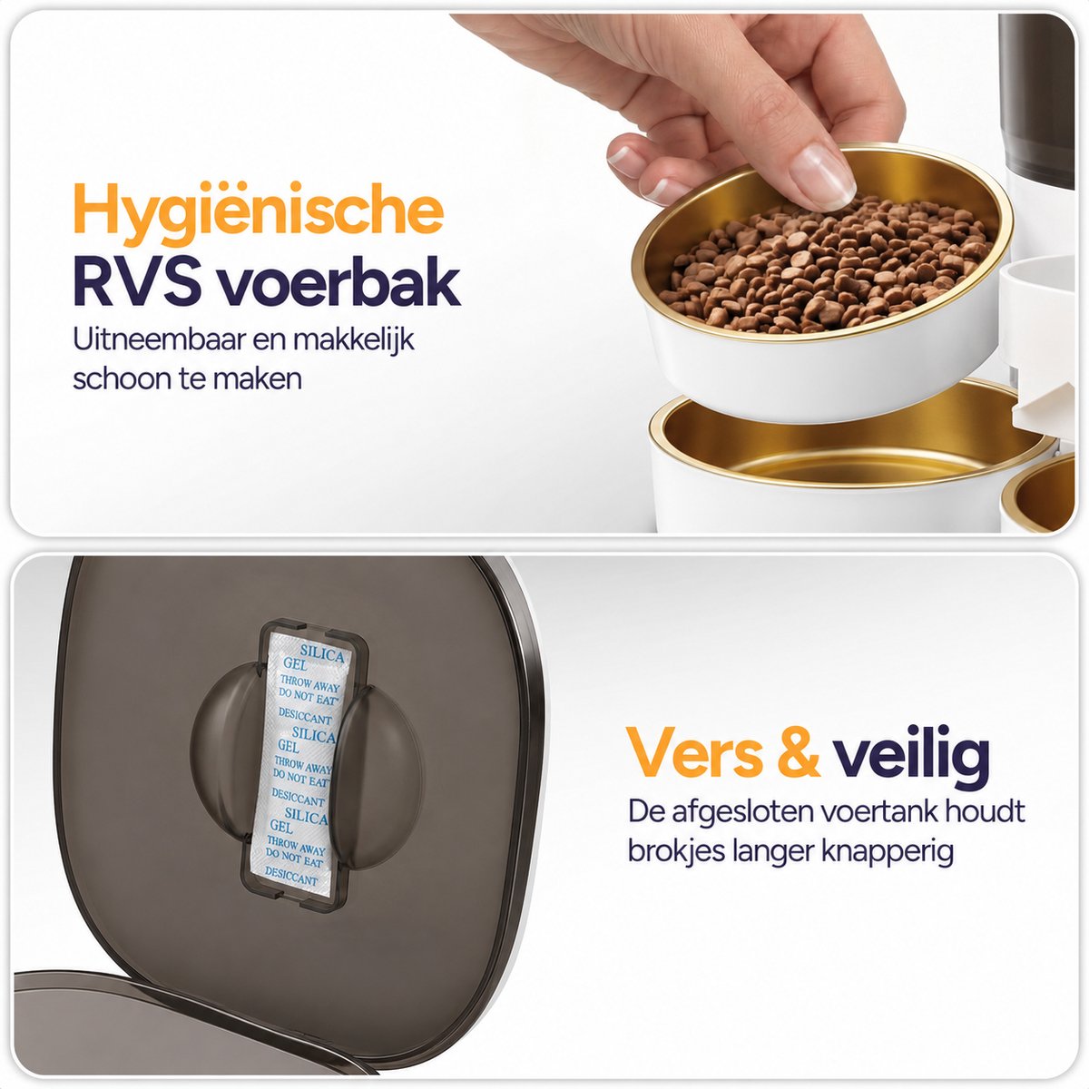 Feed Dual voerautomaat - Wit