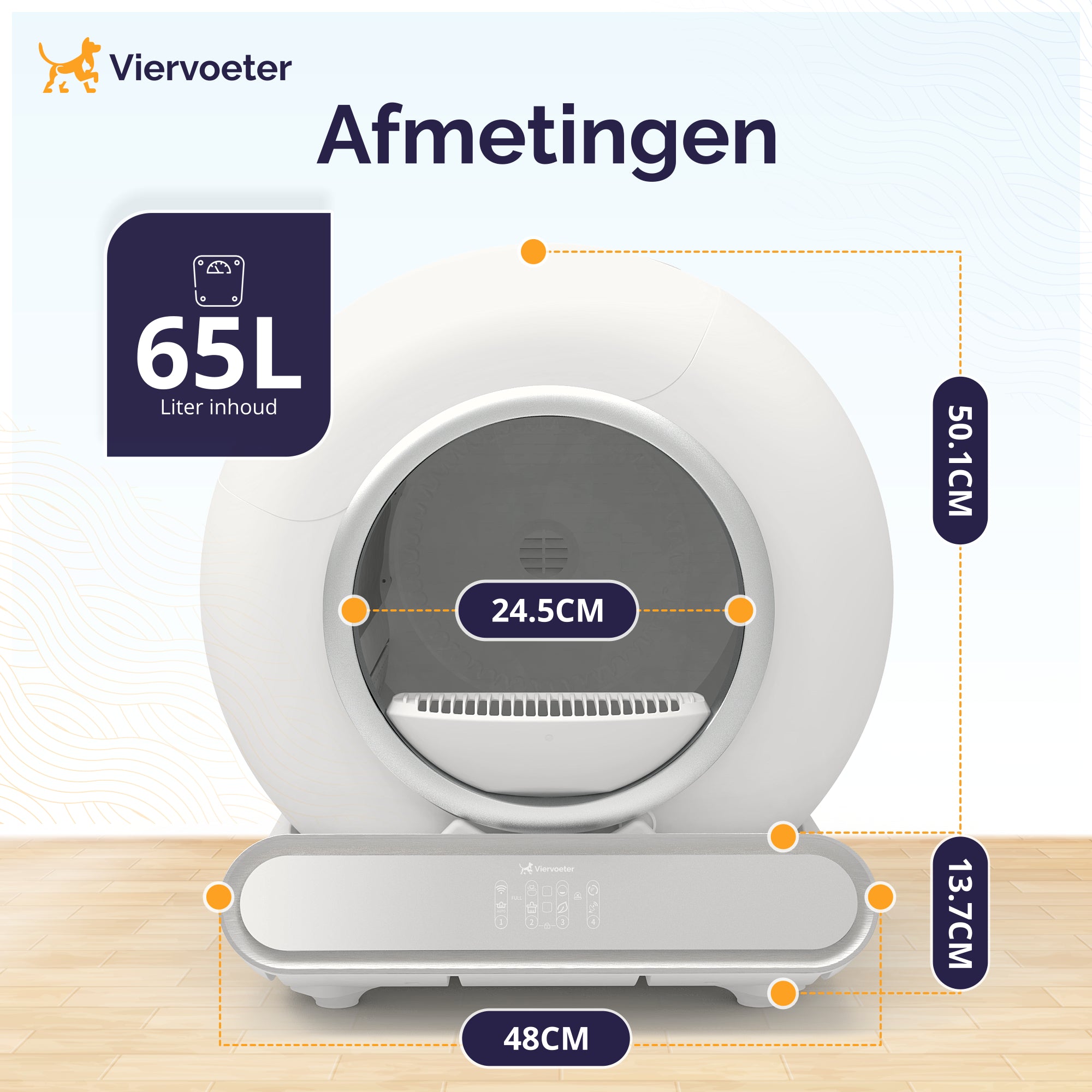 Selbstreinigende Katzentoilette – Modell 2024