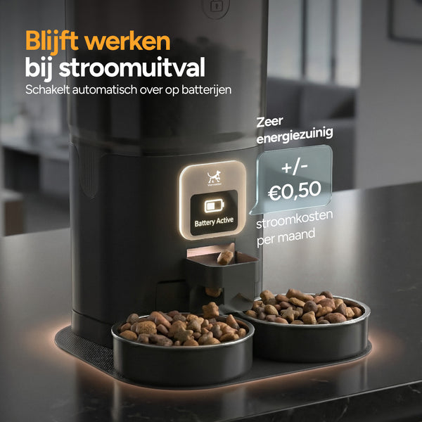 Feed Dual - Voerautomaat - Zwart