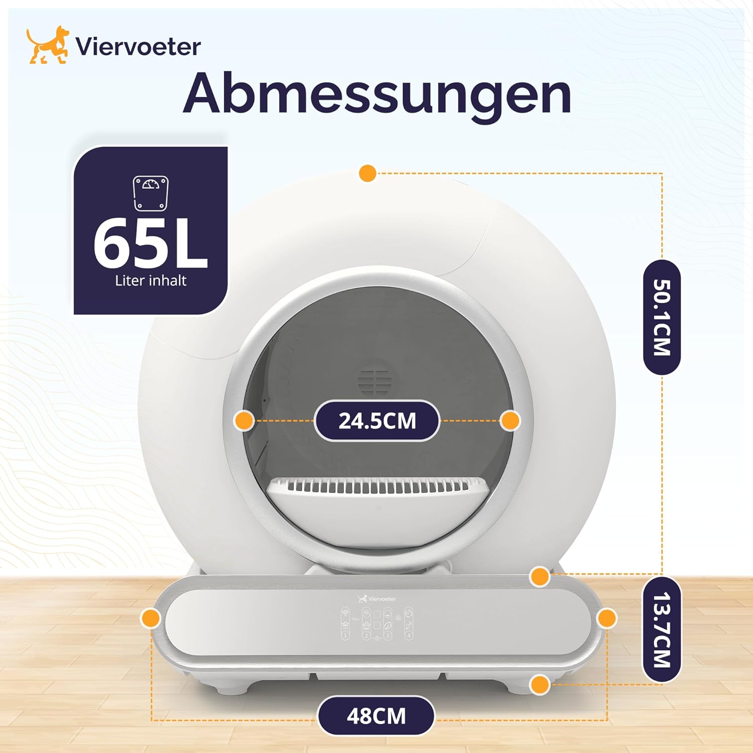 Selbstreinigende Katzentoilette – Modell 2024
