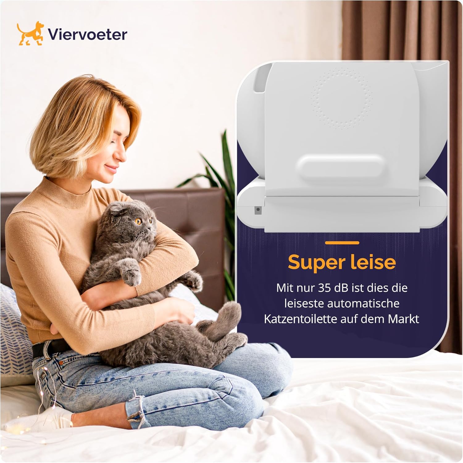 Selbstreinigende Katzentoilette – Modell 2024