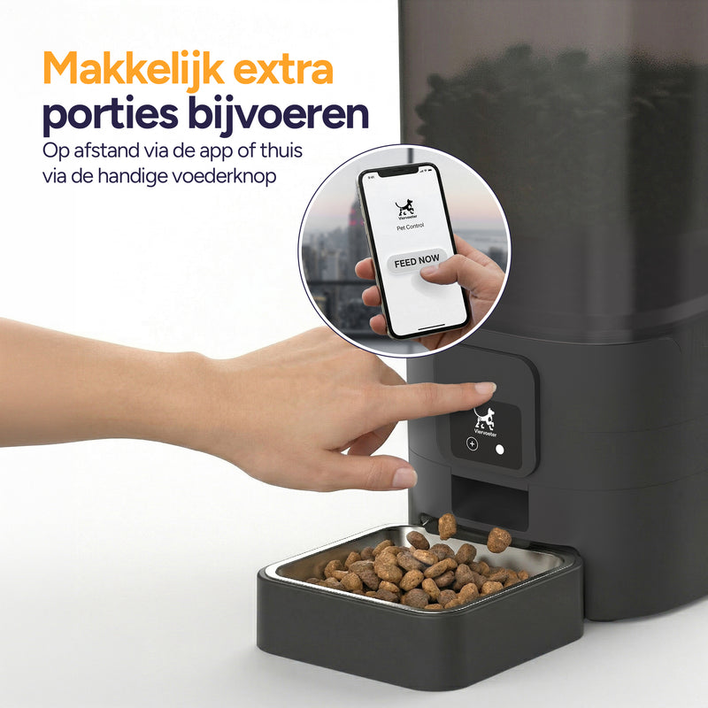 Feed - Voerautomaat - Zwart