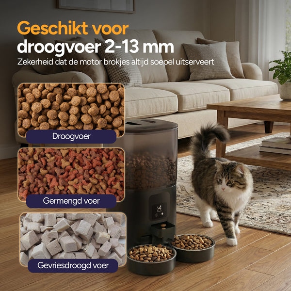 Feed Dual - Voerautomaat - Zwart