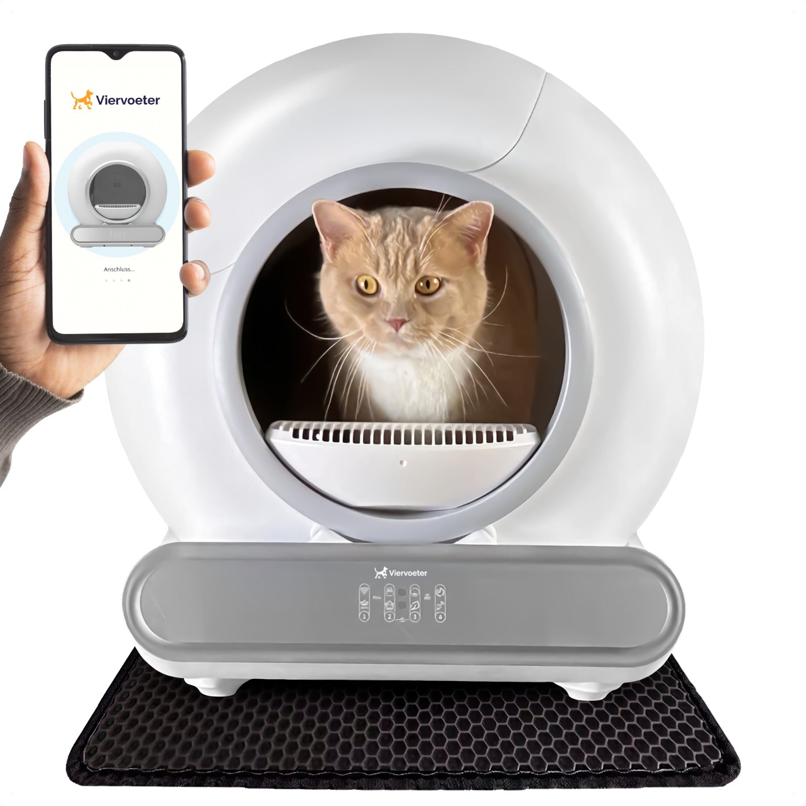 Viervoeter Fresh 2 - Zelfreinigende kattenbak