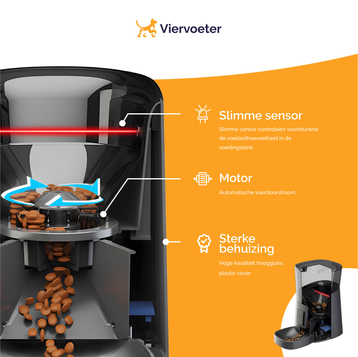 Voerautomaat - Automatische Voerbak Kat en Hond