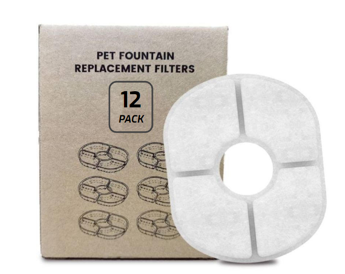 Ronde Drinkfontein Filters - 12 stuks