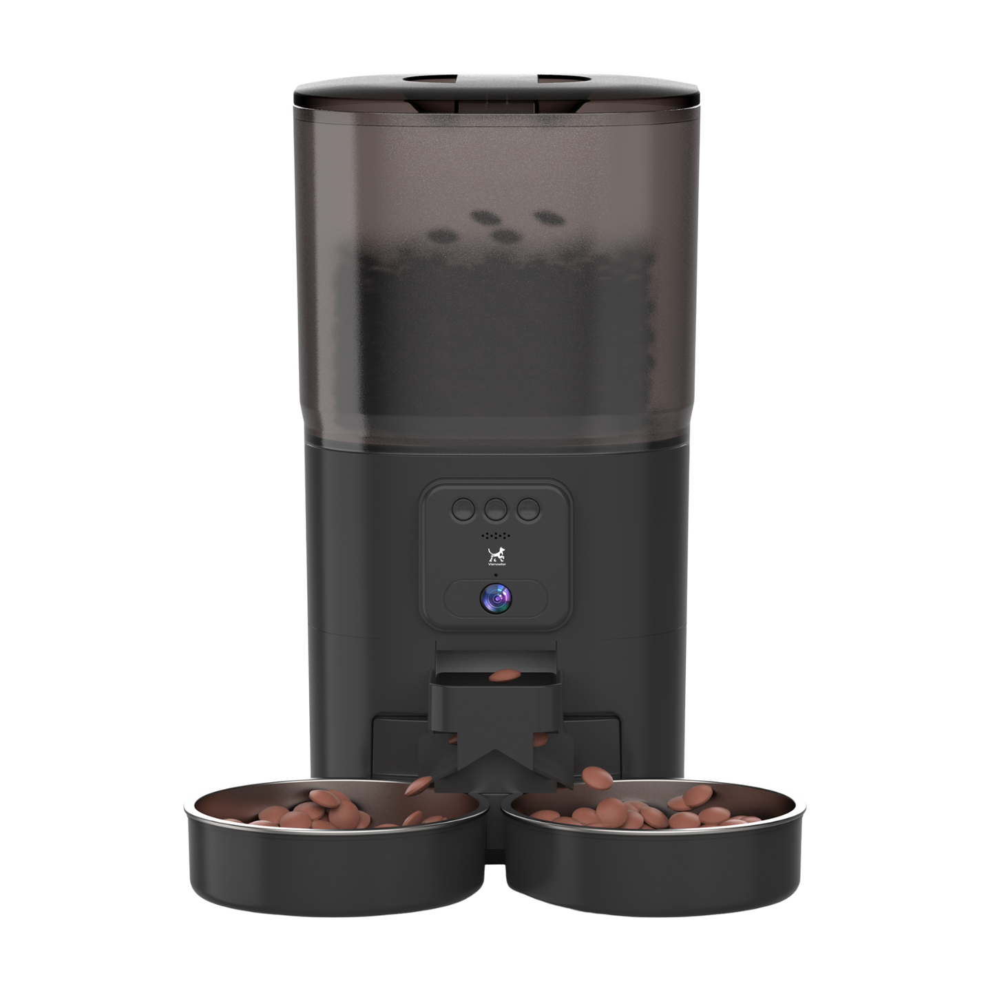 Feed Pro Dual - Voerautomaat met camera - Zwart