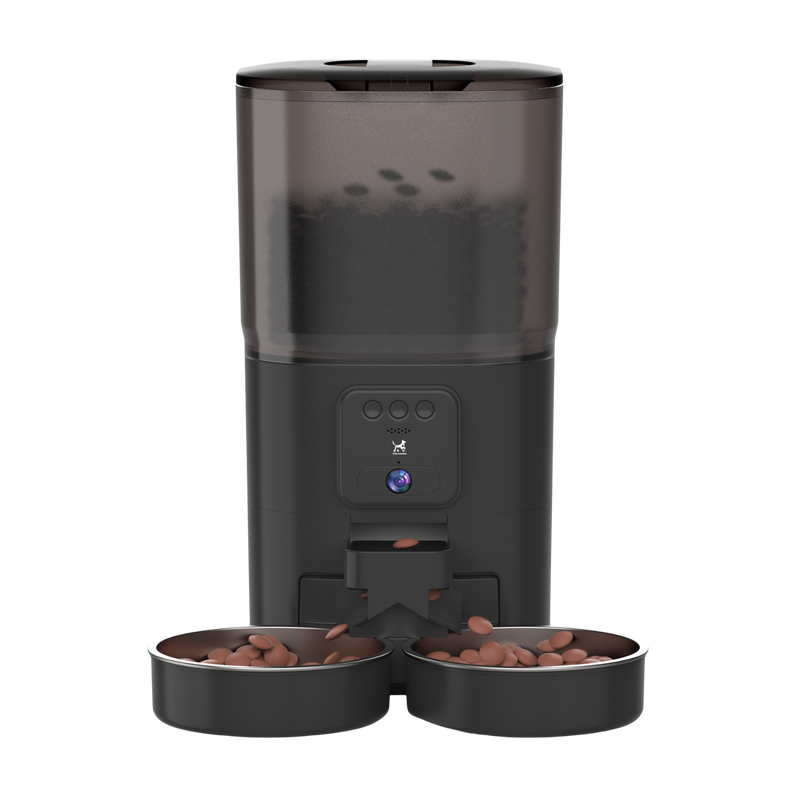 Feed Pro Dual - Voerautomaat met camera - Zwart