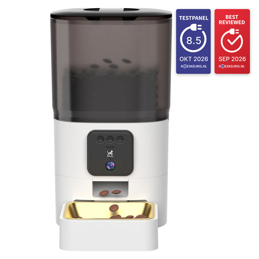 Feed Pro – Voerautomaat met camera – Wit – Kieskeurig Testpanel 8.5 en Best Reviewed